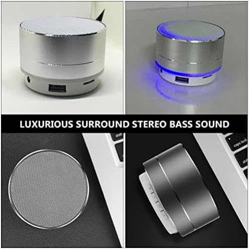 Безжичен звучник на Mobestech Hifi Super Bass Subsufer Stereo Sounder Sound Sound Music Player Поддршка микрофон U диск