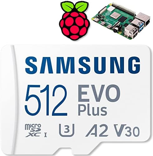 Steadygamer - 256 GB Raspberry Pi Preloaded Evo Plus Micro SD картичка | 400, 4, 3B+, 3A+, 3B, 2, Zero | Компатибилен со сите модели