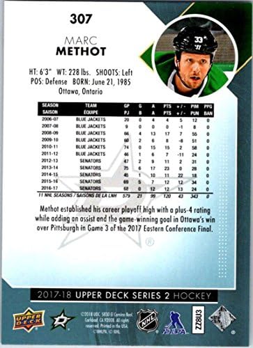 2017-18 Горна палуба серија 2 #307 Марк Метот Далас starsвезди хокеј картичка