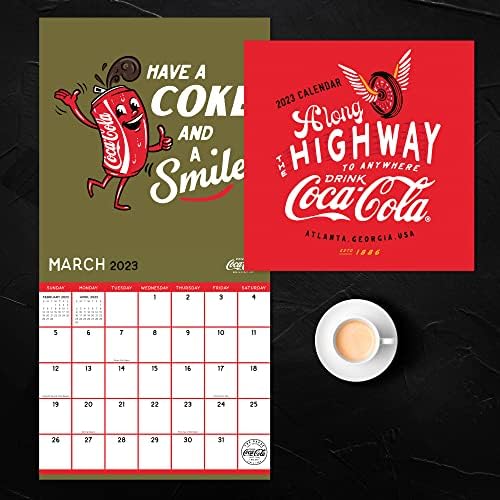 ТФ ИЗДАВАШТВО Кока Кола: Автопат 66 2023 Ѕиден Календар 12 Месец | Премиум 2023 Календарски Ѕид | Голем Ѕиден Календар 2023 Месечни