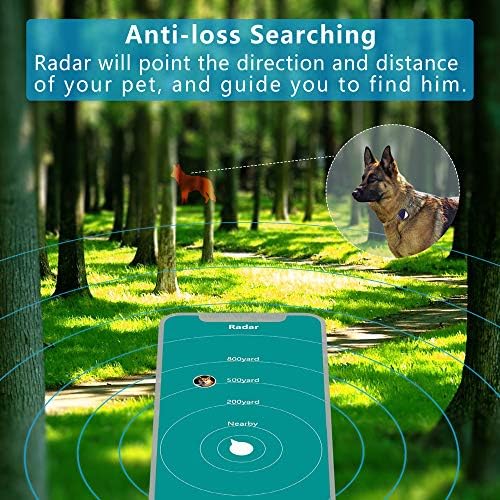 GPS Tracker за домашни миленици за кучиња за кучиња за контрола на апликации и монитор на паметен пронаоѓач