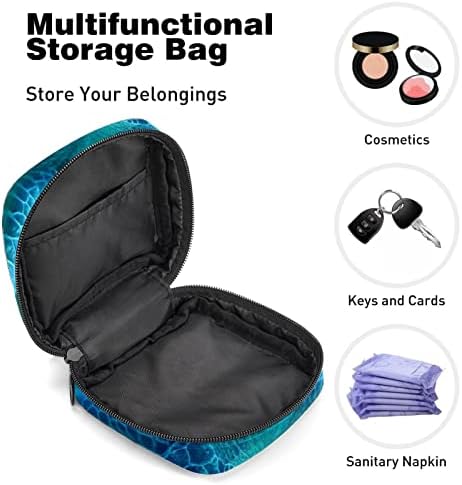 Торба за складирање за санитарни подлошки за салфетка, торбичка за менструална чаша, организатор на торби за периоди за женски тампони,