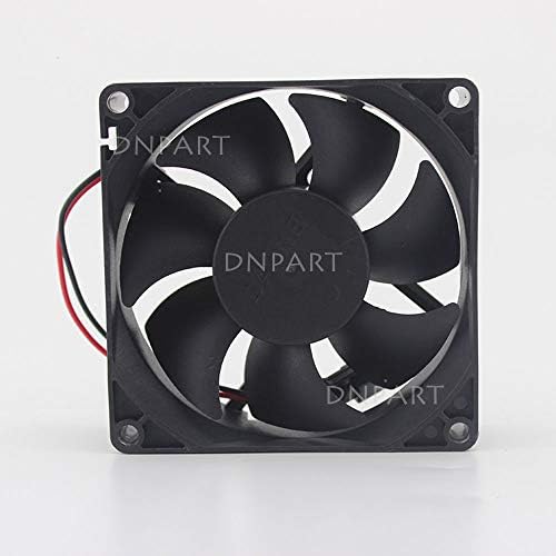 DNPART вентилатор компатибилен за TX8025L12S 12V 0.08A 8025 8cm Тивко тивко ладно ладење вентилатор