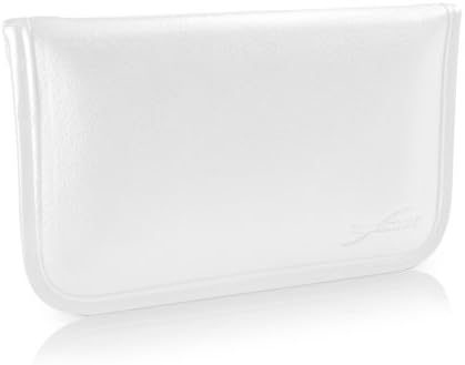 Boxwave Case компатибилен со Honor 8c - Елитна торбичка за кожен месинџер, синтетичка кожна покривка на куќиште Дизајн на пликови за чест