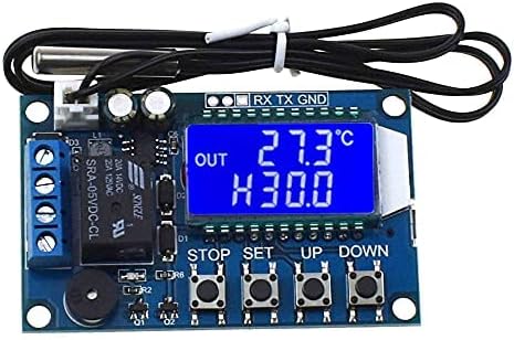 XY-T01 DC 6-30V 24V Дигитална табла за контрола на температурата -50 до +110 Целзиусови степени со висока точност LCD дигитален микро-електронски