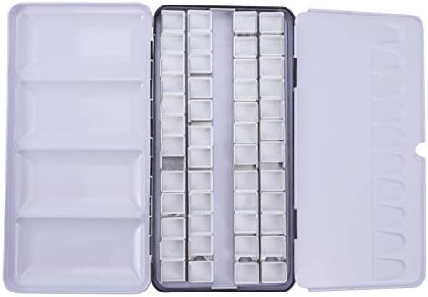 Ксинхуанг - празна кутија за боја на палета за акварел со 48 тави за акварели за патувања по уметници