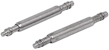 Аексит пиштоли за завртки од не'рѓосувачки челик и шрафцигери со двојно прирабница на крајната шипка 100 парчиња за шрафцигери за напојување