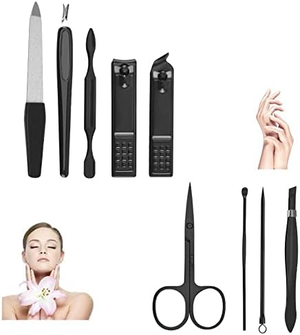 ИРДФВХ Нерѓосувачки Челик Ножици За Нокти Постави Ножици Пинцета Уво Изберете Мултифункционални Секојдневни Алатки За Нега На Стапала