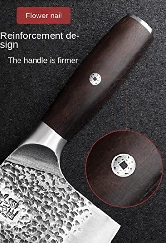 КРИВЕРС Нож За Сечење, Нож За Месо, 7,7 инчи Рачно фалсификувани кујнски ножеви остар нож за сечење со висока цврстина нож за месо кујнски