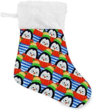Алаза Божиќни чорапи Пингвини Класик Персонализирани мали декорации за порибување за семејни сезонски празници за забави Декор од 4.7,87 “