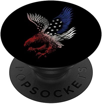 American Eagle Bird Flag Pop Socket Popsockets PopGrip: Заменлива зафат за телефони и таблети