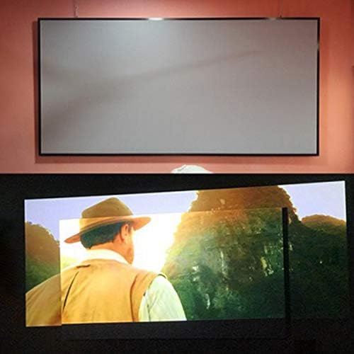 Liruxun 60/72/84/92/100 инчи 4: 3 Метал анти-лесен преклопување видео екран на отворено KTV Office 3D Projector Screence Екран