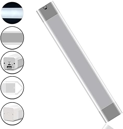 QYMOTO 6 LED Итни Трепкачки Преносни Светлосни Бар Безжични 5 Светлосни Режими USB Полнење ХИВ Внатрешни Светла