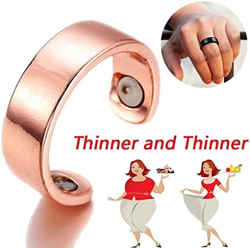 Xiaocong лимфна дренажа терапевтски магнетски прстен, магнетски фиџгет прстени за жени, магнетски лимфан детоксичен прстен