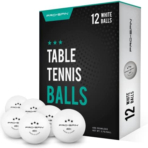 Pro-Spin Ping Pong Poondles 2-Player Set & White Ping Pong Balls Boolds | Сет со високи перформанси со рекети за тениски рекети со премиум