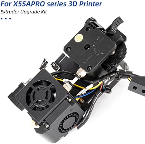 Комплет за екструдер на Huiop, печатење комплет за надградба на метал екструдер за X5SA Pro Series 3D Printer Поддршка мека 1,75 mm филамент