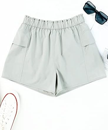 Алеумдрински женски шорцеви за пешачење со брзо сушење со 3 џебови - лесни шорцеви на отворено за патеки за голф и кампување