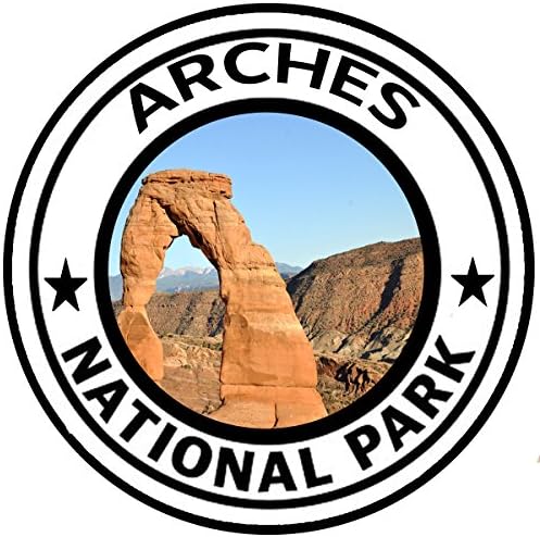 Rogue River Tactical Arches Национален парк налепница 5 тркалезни автомобили автоматски декорации Моаб Јута
