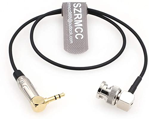 SZRMCC TIGHTACLE SYNC SYNCH ANGLE 3,5 mm TRS до BNC TimeCode Cable за ARRI камера C300 C500 F55 PDW-700