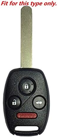 Кавихен силиконски клуч за клучеви FOB компатибилен со Honda Accord Accord Crosstour CR-V Civic Element Pilot OUCG8D-380H-A N5F-S0084A