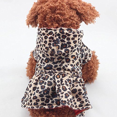 Honprad xs куче миленичиња дуксе облека кученце леопард фустан памук врвови кучиња миленичиња облека машко дишење кучиња обични кошули