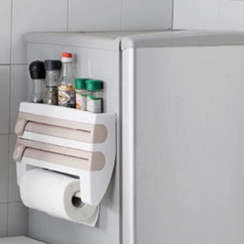 Xxxdxdp кујнски држач за тоалети, држач за штанд за решетки за хартија за хартија за хартија за бања, прицврстување во организатор