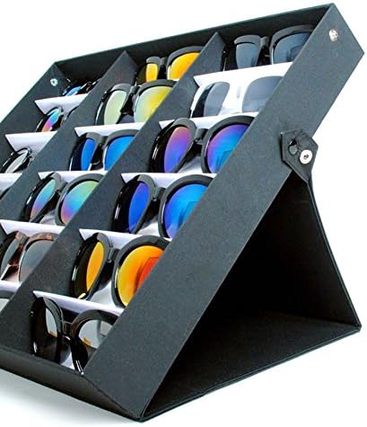 Белиот 18 Очила За Сонце Очила Малопродажба Продавница Дисплеј Штанд Кутија За Складирање Фиока Црна