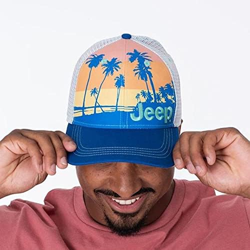 Jeep Beach Sunset Twill Mesh назад капа