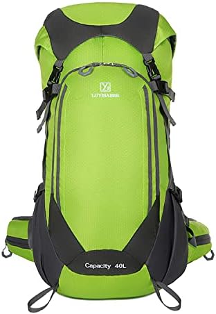 Qyiangst 40L пешачки ранец, водоотпорна торба за кампување со дожд покритие на отворено спортско патување дневно за качување