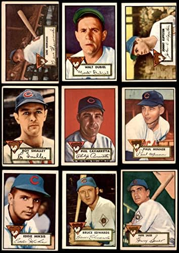 1952 Топс Чикаго Кабички со низок број екипа на низок број постави Chicago Cubs VG Cubs