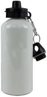 CustomGiftsNow Jr. Groomsman 20-унца 600 ml Бело шише со вода од алуминиум, црна