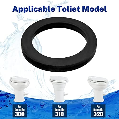 Замена на комплетот за заптивки на тоалетот RV, заптивка за запечатување на тоалетот, компатибилен со Dometic 300 310 320 серија,