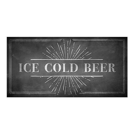 CGSignLab | Мраз Ладно Пиво-Креда Пукна Прозорец Прицврстување | 24x12