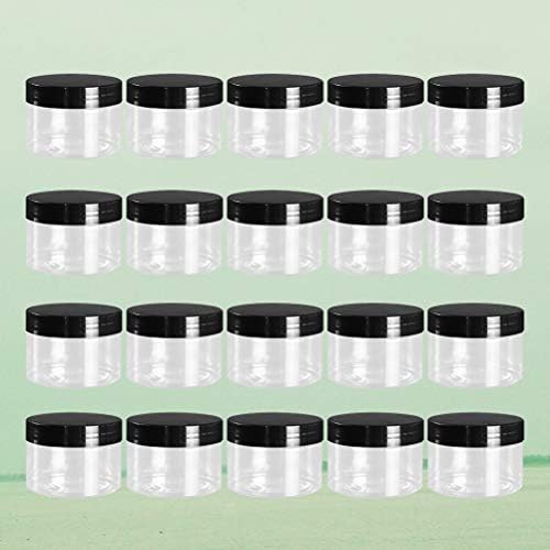 Cabilock траен 20 парчиња 120 ml транспарентно крем шише пластично козметичко шише диспензери за храна шише празно полнење преносен пристап