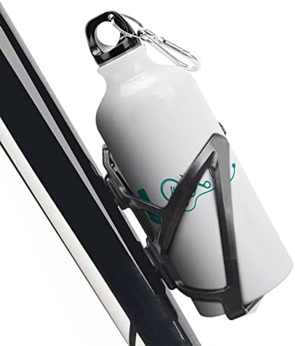 Фризерски фризерски шишиња со алуминиумски шишиња со карабинер кои можат да се употребуваат со еднократно шише со шишиња за патувања за велосипеди