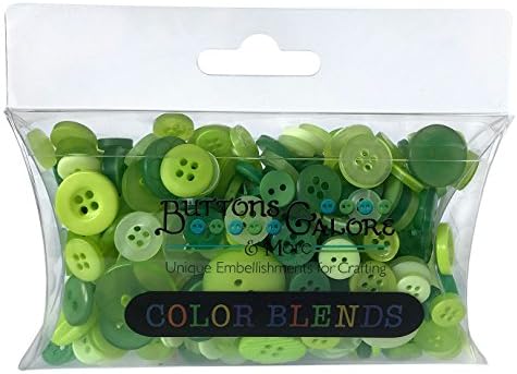 Копчиња Galore CB101 Копчиња за мешавина во боја, 3-унца, клуч вар, 3 нијанси на зелена боја