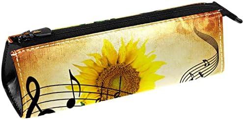 Кутија со моливи на геерот, торбичка за моливи, кутија со моливи, кутија за естетски молив, музичка нота пеперутка цвеќиња