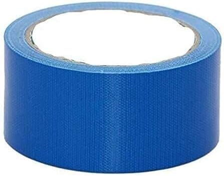ZJFF повеќенаменски временски отпорен на крпа за лепило за лепило, касета со сина боја на сина боја, 48mmx13y околу 11,9м дебелина