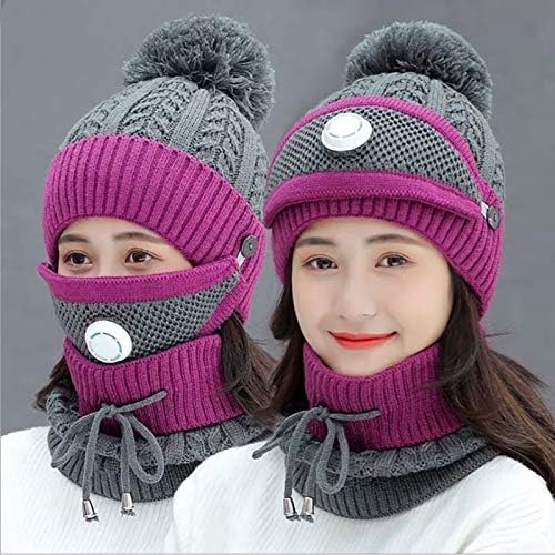 УСБ -шамија за греење, жени електрична загреана шамија зимска комплетна капа капа јака за полнење USB загреана шал