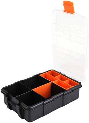 Кутија За Алатки за Складирање компоненти, Пластичен Организатор На Кутии За Складирање Тешки Компоненти, Контејнер За Организација На Мали Алатки