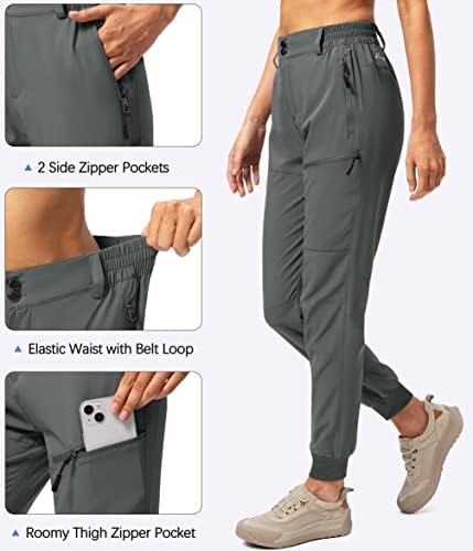 Pudенски џогери за голф Пудола, лесни пешачки панталони водоотпорни за патување во кампување со патенти џебови