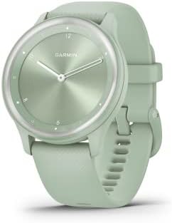 Garmin Vivomove Sport, хибриден паметен часовник, здравствени и велнес карактеристики, екран на допир, светло зелена
