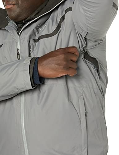Колумбија Спортска облека за машка јакна за вирберд со качулка со одвојување на бура