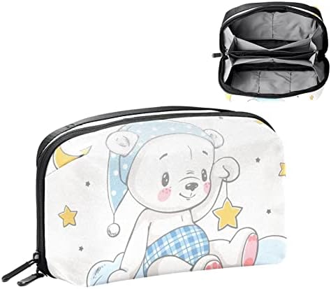 бебе мечка на облак ѕвезди Шминка Торба Патент Торбичка Патување Козметички Организатор За Жени И Девојки