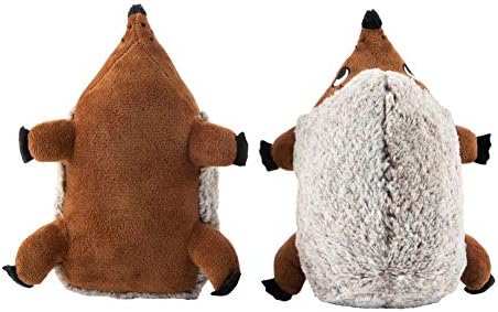 Poyfelf Squeaky Dog Toy Plush Dog Cheвачка играчка за кученце кучиња, интерактивно не -токсично забиње џвакање потера од кучиња играчки