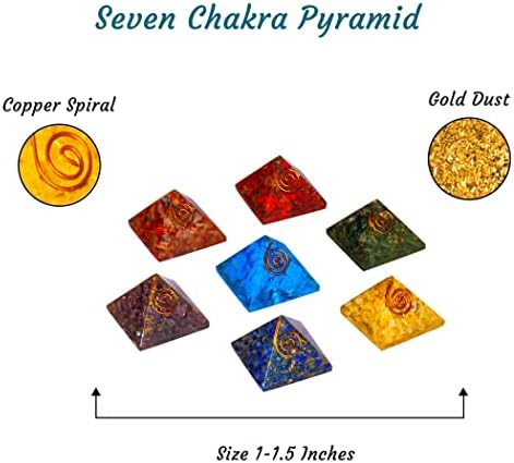 Јатаби Седум чакра - Оргон пирамида - енергетски кристали - кристали и лековити камења - Кристал пирамида - Чакра пирамида - Чакра пирамида