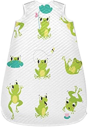 vvfelixl жаба насмеана скокање со крцкање бебе, носено ќебе, вреќа за спиење на транзиција за новороденче, вреќа за спиење за новородени бебиња,