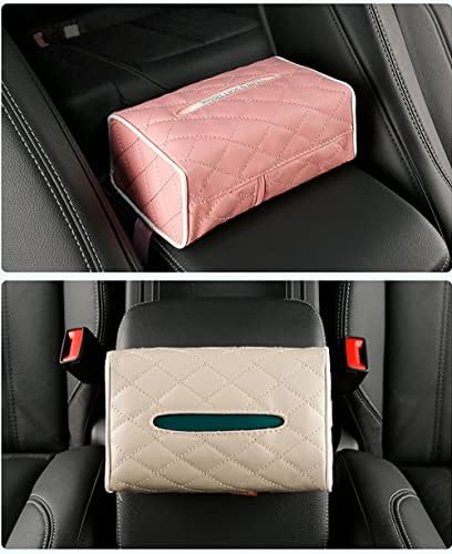 Habong Premium Car Tissue Tissue за автомобил, држач за ткиво на автомобили, држач за задно седиште ПУ, држач за кутии за ткиво,