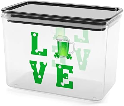 Сакајте Пиво Контејнер За Складирање Храна Пластични Проѕирни Кутии За Складирање Со Капак За Заптивка