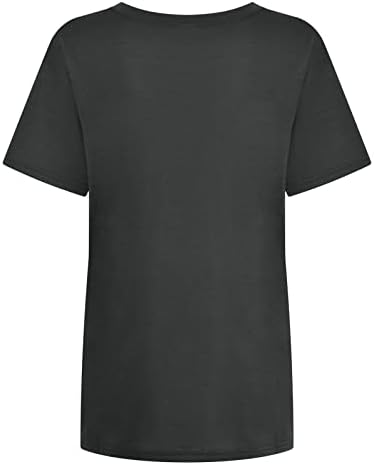 Дами облека мода со краток ракав памук екипаж вратот графичка блуза маица летна есенска маица за тинејџерки за тинејџери